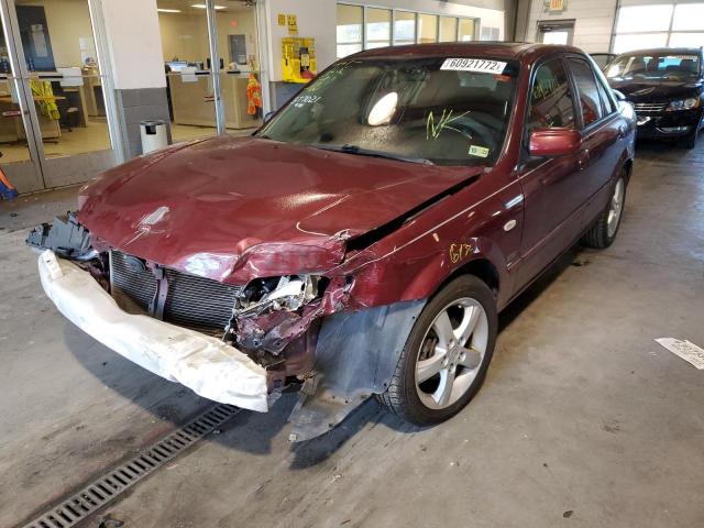 Photo 2 from auction – 2002 MAZDA PROTEGE DX with VIN JM1BJ225020634955