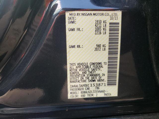 Photo 10 from auction – 2014 NISSAN ALTIMA 2.5 with VIN 1N4AL3AP0EC153871