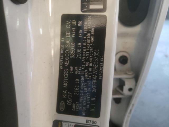 Photo 10 from auction – 2017 KIA FORTE LX with VIN 3KPFK4A78HE157351