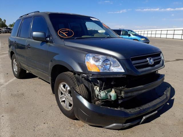 HONDA PILOT EXL 2004 with VIN 2HKYF18734H603221 - Photo from auction