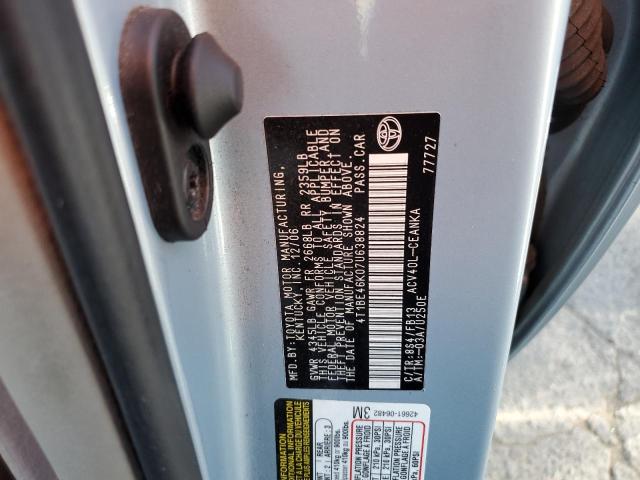 Photo 10 from auction – 2007 TOYOTA CAMRY CE with VIN 4T1BE46K07U638824
