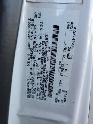 Photo 10 from auction – 2012 FORD ECONOLINE with VIN 1FTNE1EW9CDB25800