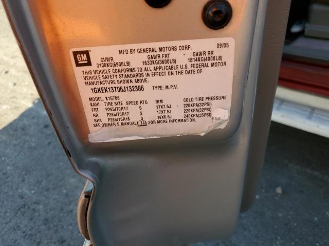 Photo 10 from auction – 2006 GMC YUKON with VIN 1GKEK13T06J132386