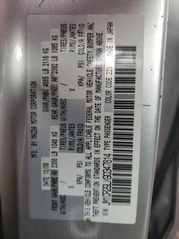 Photo 10 from auction – 2009 MAZDA 5 with VIN JM1CR29LX90347814