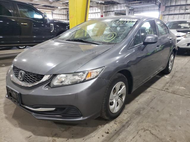 Photo 2 from auction – 2013 HONDA CIVIC LX with VIN 19XFB2F52DE213323