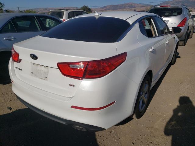 Photo 4 from auction – 2014 KIA OPTIMA LX with VIN 5XXGM4A75EG345942