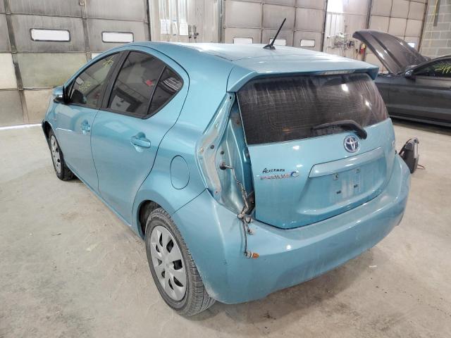 Photo 3 from auction – 2014 TOYOTA PRIUS C with VIN JTDKDTB30E1071058