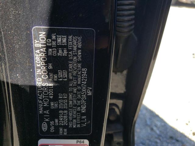Photo 10 from auction – 2017 KIA SOUL + with VIN KNDJP3A5XH7421948