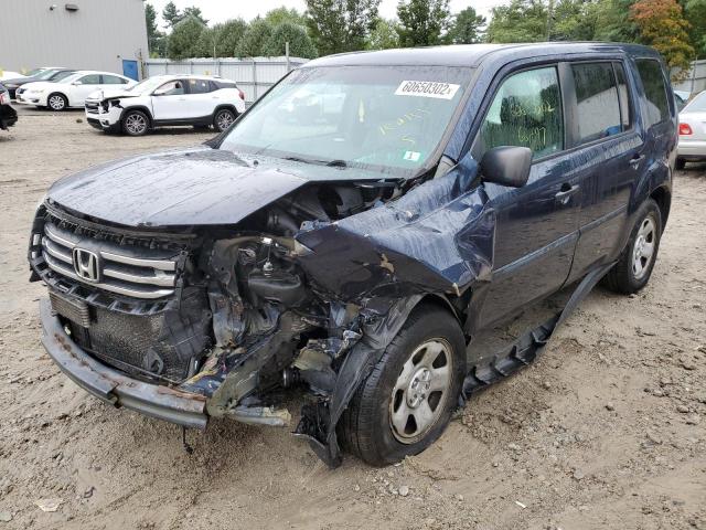 Photo 2 from auction – 2012 HONDA PILOT LX with VIN 5FNYF4H28CB035292