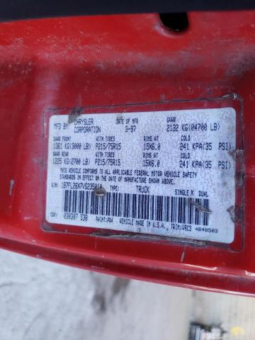 Photo 10 from auction – 1997 DODGE DAKOTA with VIN 1B7FL26X7VS235010