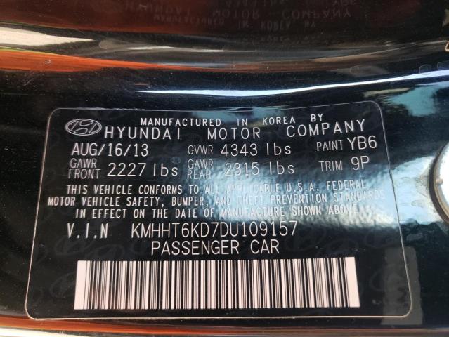Photo 10 from auction – 2013 HYUNDAI GENESIS with VIN KMHHT6KD7DU109157