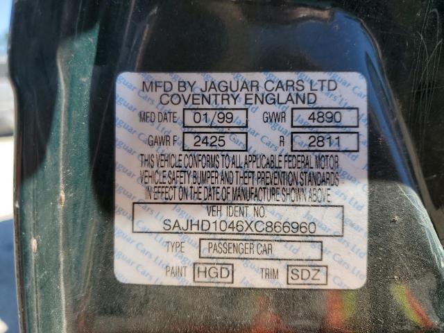Photo 10 from auction – 1999 JAGUAR XJ8 with VIN SAJHD1046XC866960