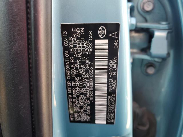 Photo 10 from auction – 2013 TOYOTA PRIUS C with VIN JTDKDTB38D1035617