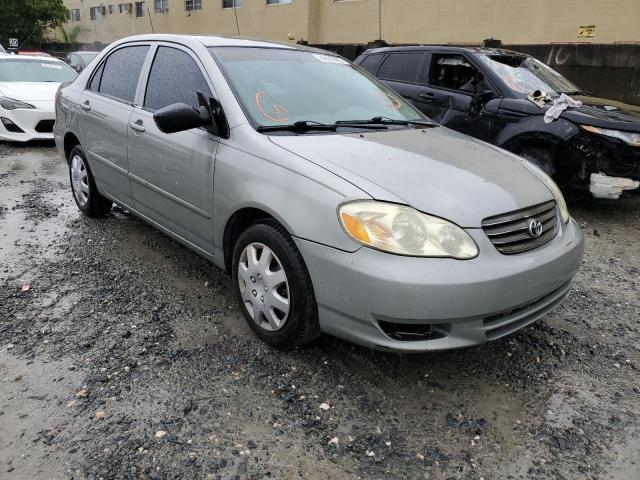 TOYOTA COROLLA CE 2003 with VIN 1NXBR32E43Z159914 - Photo from auction