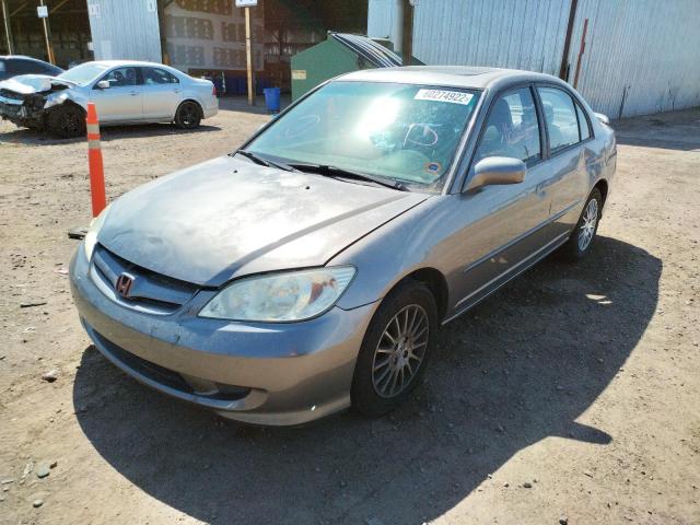 Photo 2 from auction – 2005 HONDA CIVIC EX with VIN 2HGES26715H595722