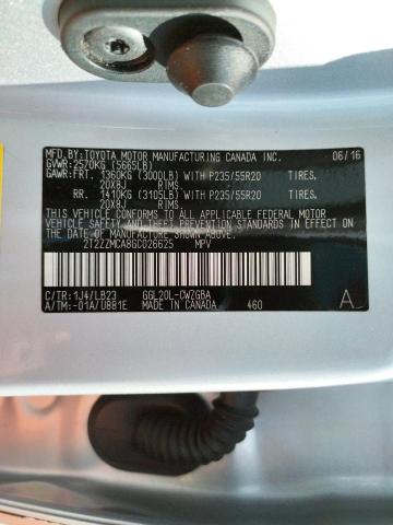 Photo 10 from auction – 2016 LEXUS RX 350 with VIN 2T2ZZMCA8GC026625