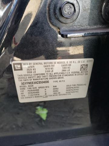 Photo 10 from auction – 2012 CADILLAC SRX PERFOR with VIN 3GYFNEE36CS504006