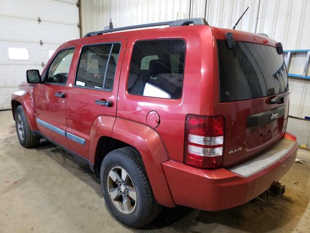 Photo 3 from auction – 2008 JEEP LIBERTY SP with VIN 1J8GN28K58W193846