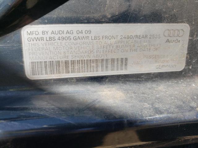 Photo 10 from auction – 2009 AUDI A4 2.0T QU with VIN WAULF78K99N070717