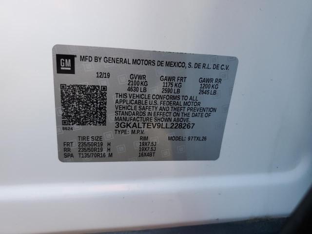 Photo 10 from auction – 2020 GMC TERRAIN SL with VIN 3GKALTEV9LL228267