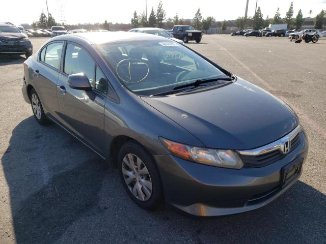 HONDA CIVIC LX 2012 with VIN 19XFB2F59CE372225 - Photo from auction
