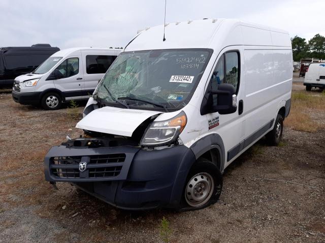 Photo 2 from auction – 2018 RAM PROMASTER with VIN 3C6TRVBG5JE103814