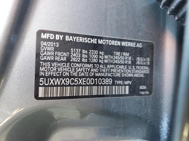 Photo 10 from auction – 2014 BMW X3 XDRIVE2 with VIN 5UXWX9C5XE0D10389