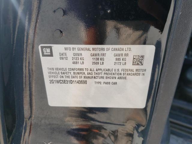 Photo 10 from auction – 2013 CHEVROLET IMPALA LTZ with VIN 2G1WC5E31D1143690