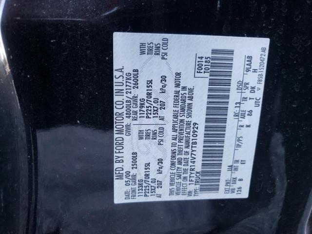 Photo 10 from auction – 2000 FORD RANGER SUP with VIN 1FTYR14V7YTB10929