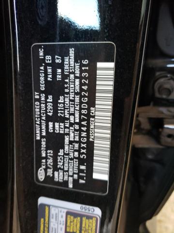 Photo 10 from auction – 2013 KIA OPTIMA EX with VIN 5XXGN4A78DG242316