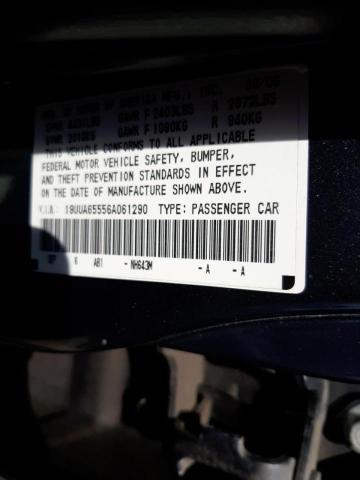 Photo 10 from auction – 2006 ACURA 3.2TL with VIN 19UUA65556A061290