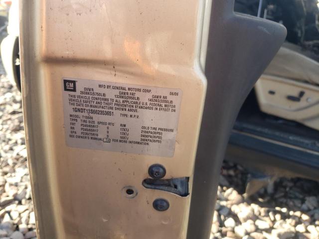 Photo 10 from auction – 2006 CHEVROLET TRAILBLAZE with VIN 1GNDT13S662353651