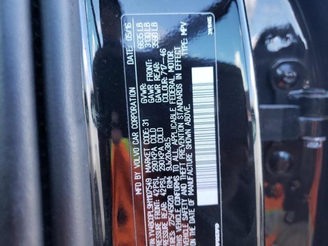 Photo 10 from auction – 2017 VOLVO XC90 T8 with VIN YV4BC0PL9H1107549