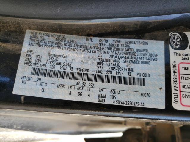 Photo 10 from auction – 2011 FORD FIESTA S with VIN 3FADP4AJ0BM114095