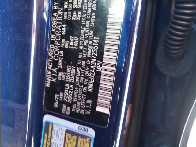 Photo 10 from auction – 2022 KIA SELTOS S with VIN KNDEU2AA3N7255141