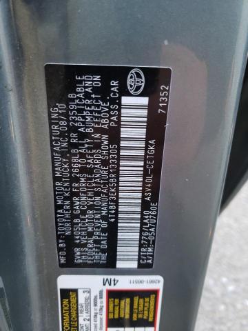 Foto 10 de la subasta – 2011 TOYOTA CAMRY BASE con VIN 4T4BF3EK5BR133305