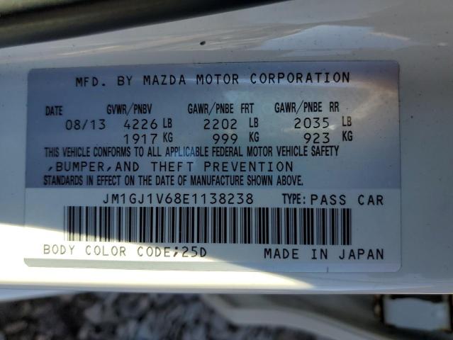 Photo 10 from auction – 2014 MAZDA 6 TOURING with VIN JM1GJ1V68E1138238