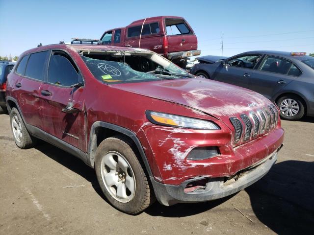 JEEP CHEROKEE S 2014 with VIN 1C4PJMAB9EW190274 - Photo from auction