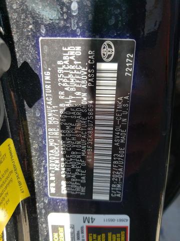 صورة رقم 10 من المزاد - 2011 TOYOTA CAMRY BASE مع VIN 4T1BF3EK8BU758694