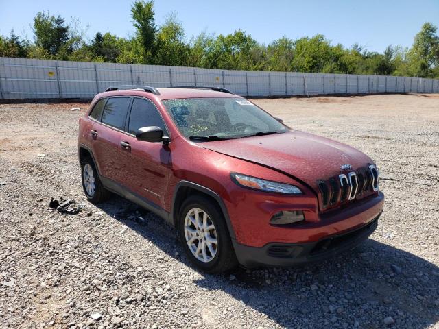 JEEP CHEROKEE S 2016 with VIN 1C4PJLAB6GW257362 - Photo from auction