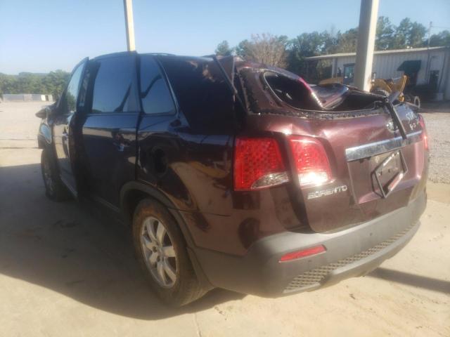 Photo 3 from auction – 2013 KIA SORENTO LX with VIN 5XYKT3A60DG388089