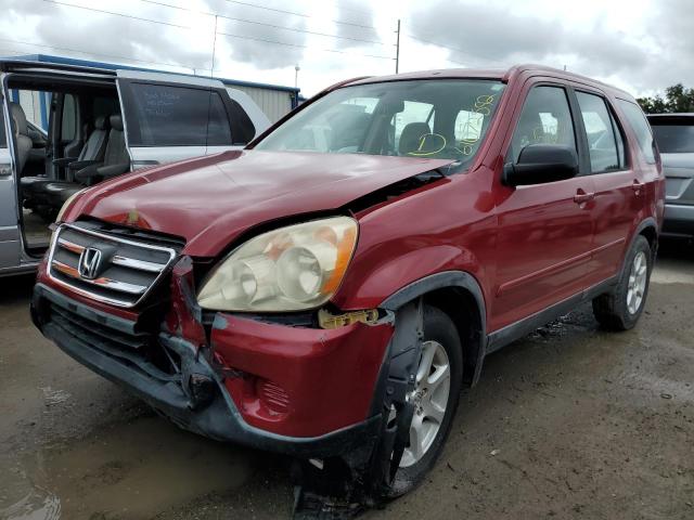 Photo 2 from auction – 2005 HONDA CR-V LX with VIN JHLRD68535C014756