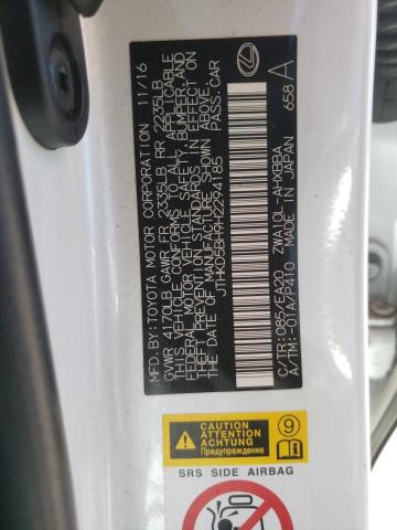 Photo 10 from auction – 2017 LEXUS CT 200 with VIN JTHKD5BH9H2294185