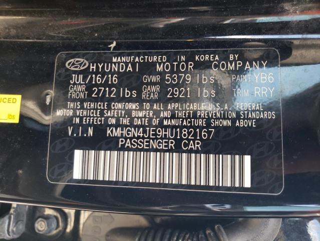 Photo 10 from auction – 2017 GENESIS G80 BASE with VIN KMHGN4JE9HU182167