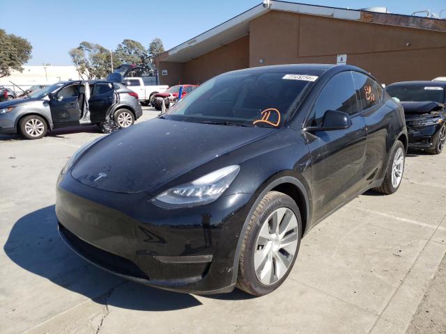 Photo 2 from auction – 2021 TESLA MODEL Y with VIN 5YJYGDEE6MF256483
