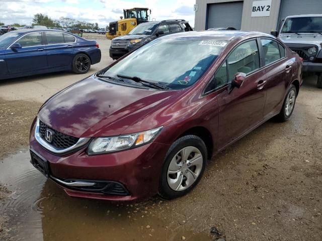 Photo 2 from auction – 2015 HONDA CIVIC LX with VIN 19XFB2F51FE249331