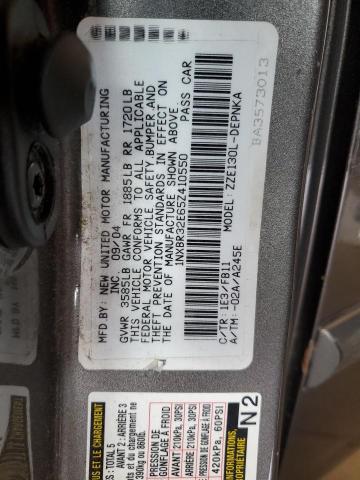 Photo 10 from auction – 2005 TOYOTA COROLLA CE with VIN 1NXBR32E65Z410550