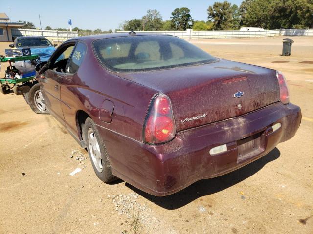Photo 3 from auction – 2003 CHEVROLET MONTE CARL with VIN 2G1WW12E239435256