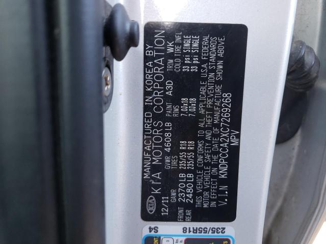 Photo 10 from auction – 2012 KIA SPORTAGE E with VIN KNDPCCA2XC7269268
