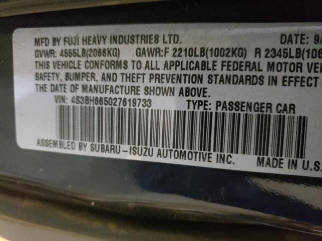 Photo 10 from auction – 2002 SUBARU LEGACY OUT with VIN 4S3BH665027619733